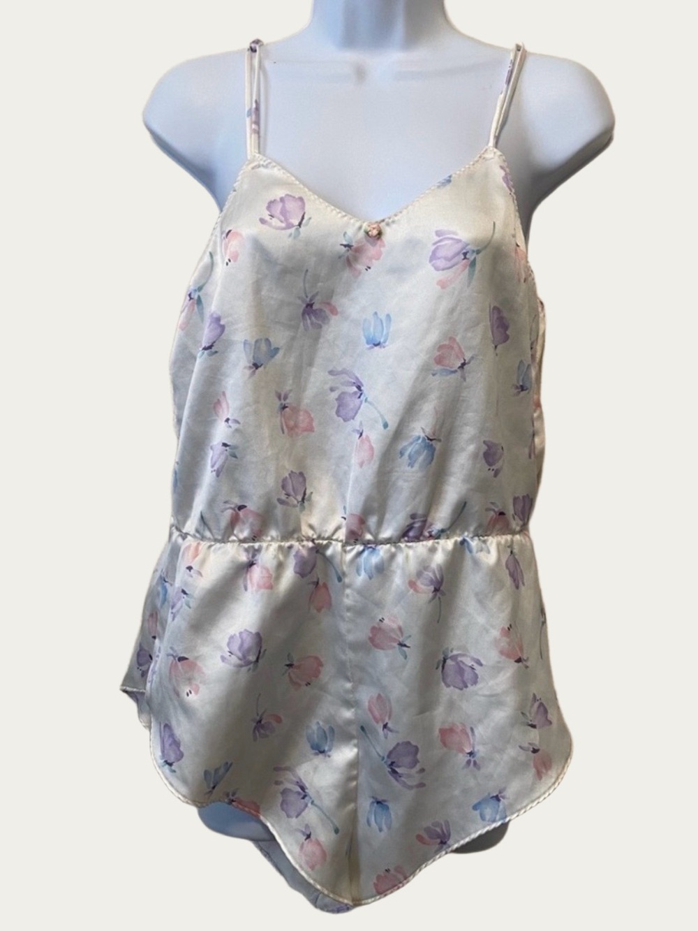 Jennifer Dale Babydoll/Romper Vintage 80s 90s Floral Small